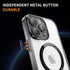 iPhone 13 Pro Max Shockproof Transparent Magnetic Attraction Protective Phone Case