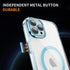 iPhone 13 Pro Max Shockproof Transparent Magnetic Attraction Protective Phone Case