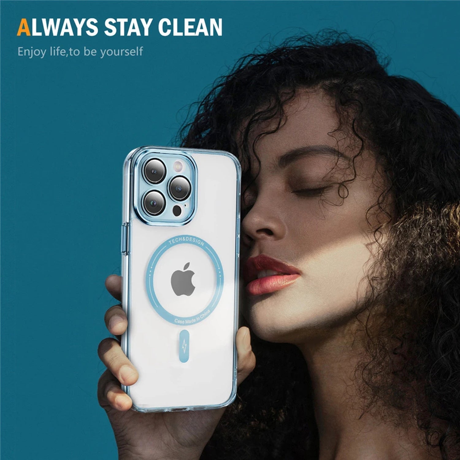 iPhone 13 Pro Max Shockproof Transparent Magnetic Attraction Protective Phone Case