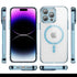 iPhone 13 Pro Max Shockproof Transparent Magnetic Attraction Protective Phone Case
