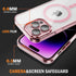 iPhone 13 Pro Shockproof Transparent Magnetic Attraction Protective Phone Case