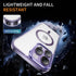 iPhone 13 Pro Shockproof Transparent Magnetic Attraction Protective Phone Case