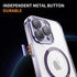 iPhone 13 Pro Shockproof Transparent Magnetic Attraction Protective Phone Case