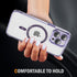 iPhone 13 Pro Max Shockproof Transparent Magnetic Attraction Protective Phone Case