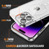 iPhone 13 Pro Shockproof Transparent Magnetic Attraction Protective Phone Case
