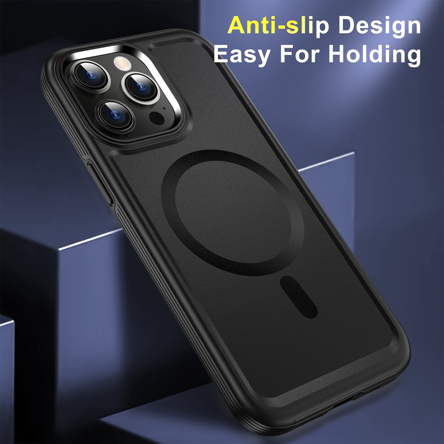iPhone 13 Pro Max Magnetic Attraction Heavy Duty Military Bumper Case