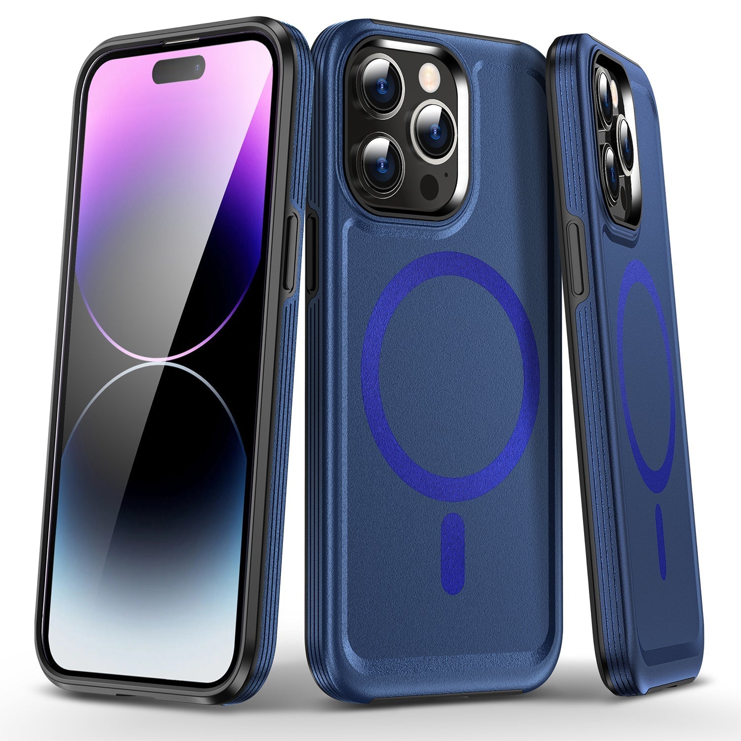 iPhone 13 Pro Max Magnetic Attraction Heavy Duty Military Bumper Case