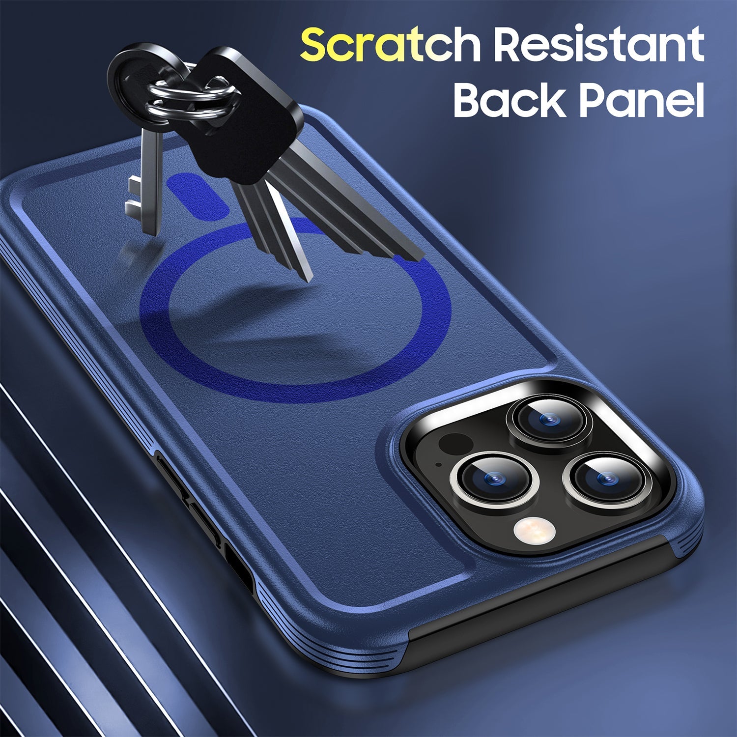 iPhone 13 Pro Magnetic Attraction Heavy Duty Military Bumper Case