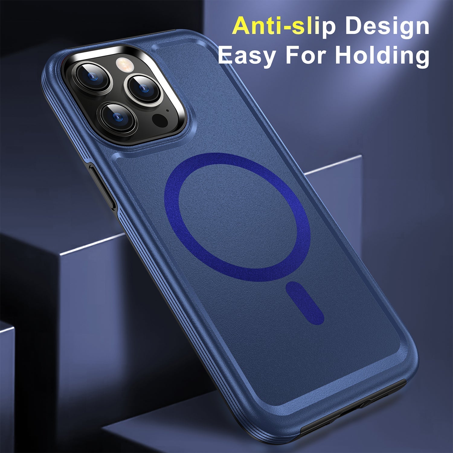 iPhone 13 Pro Magnetic Attraction Heavy Duty Military Bumper Case