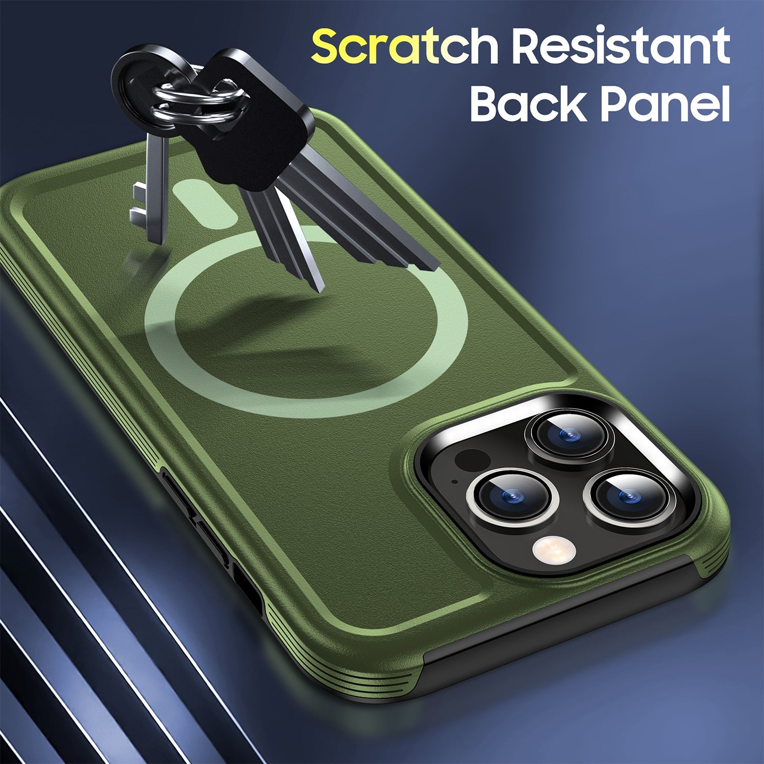 iPhone 13 Pro Magnetic Attraction Heavy Duty Military Bumper Case