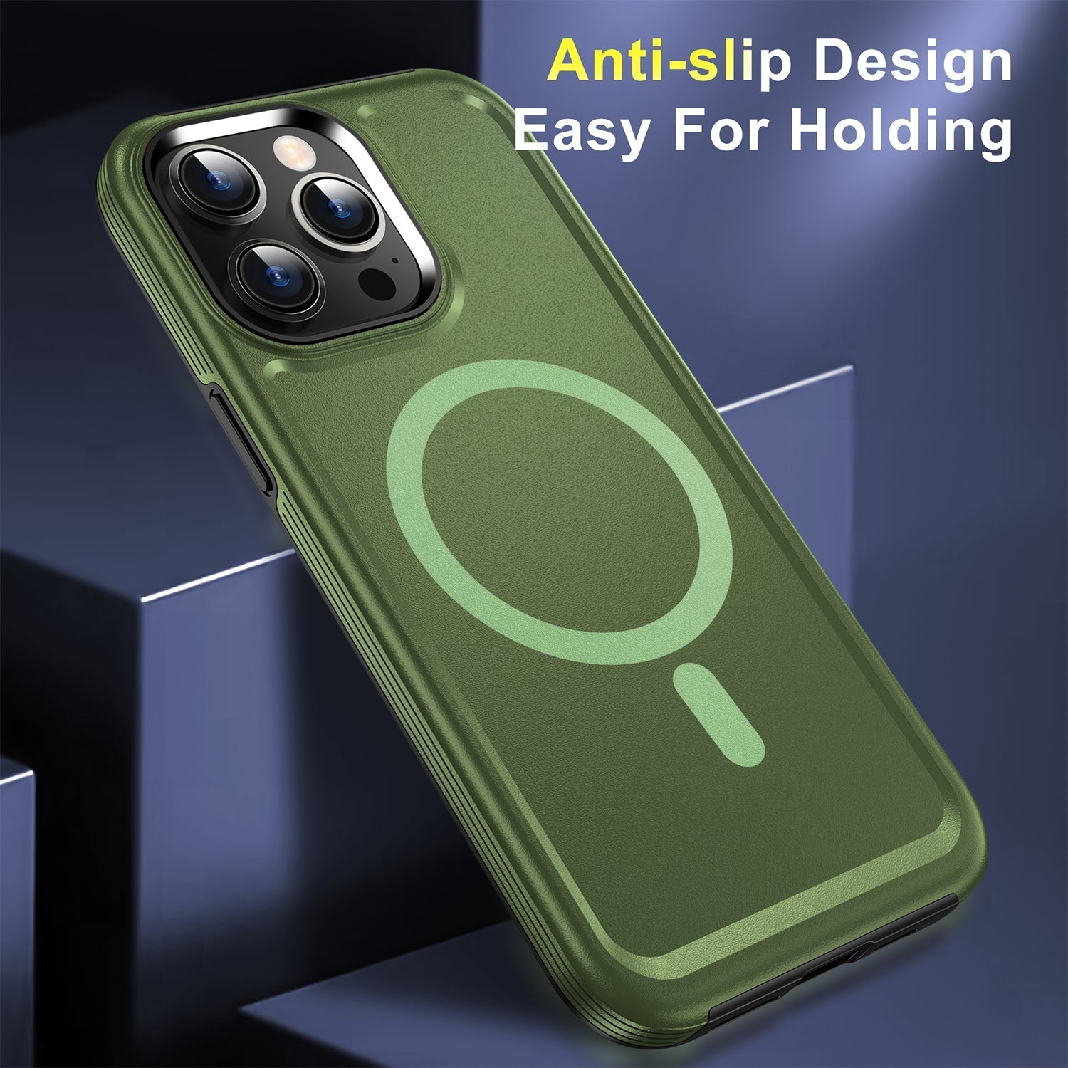 iPhone 13 Pro Max Magnetic Attraction Heavy Duty Military Bumper Case