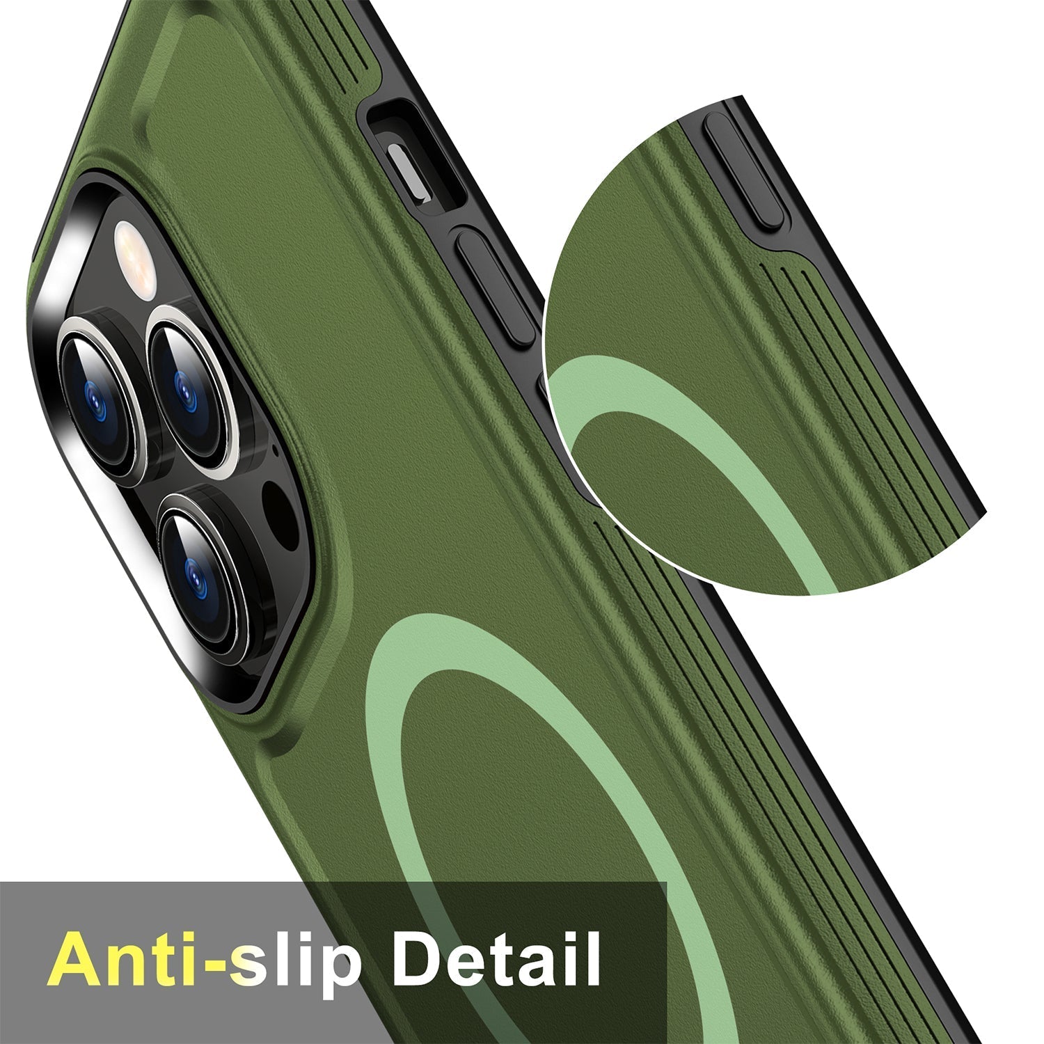 iPhone 13 Pro Max Magnetic Attraction Heavy Duty Military Bumper Case
