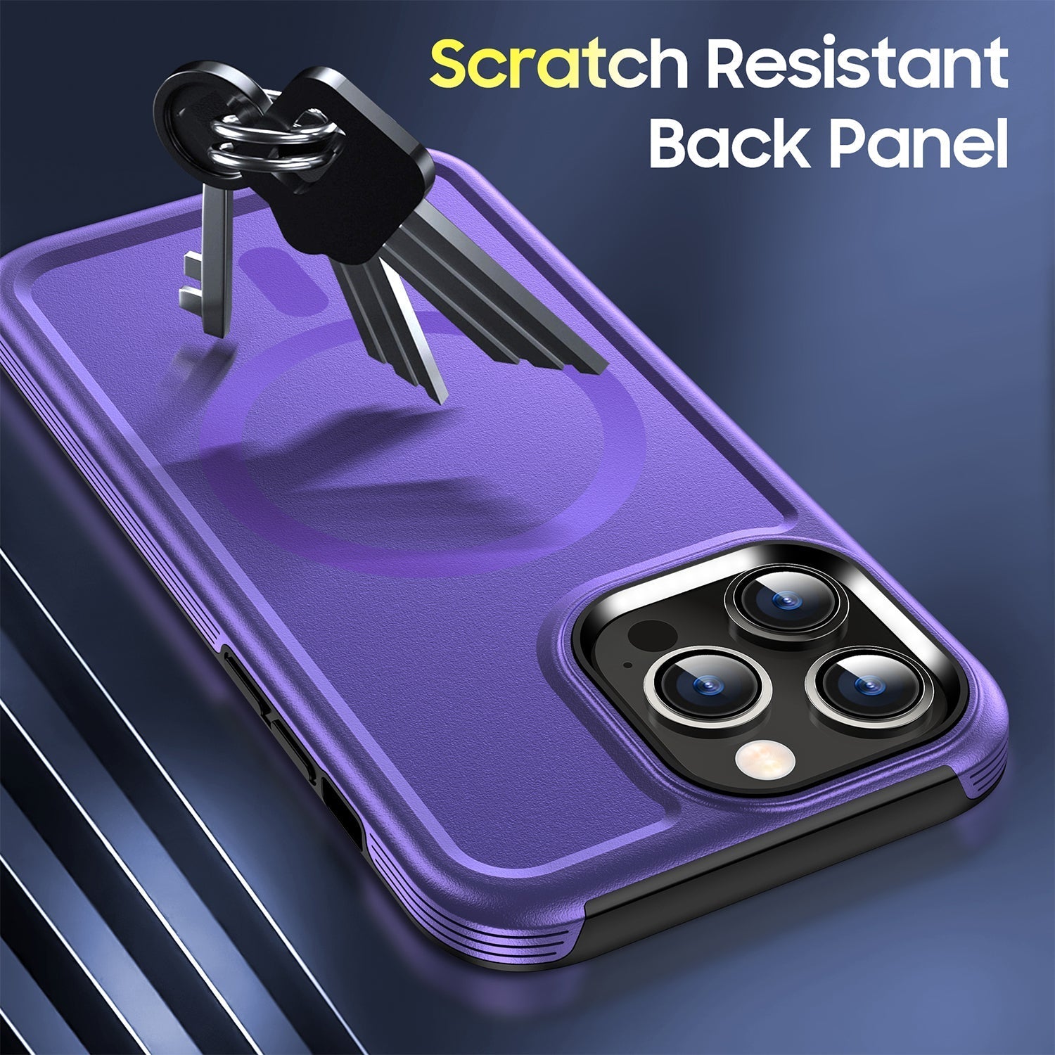 iPhone 13 Pro Max Magnetic Attraction Heavy Duty Military Bumper Case
