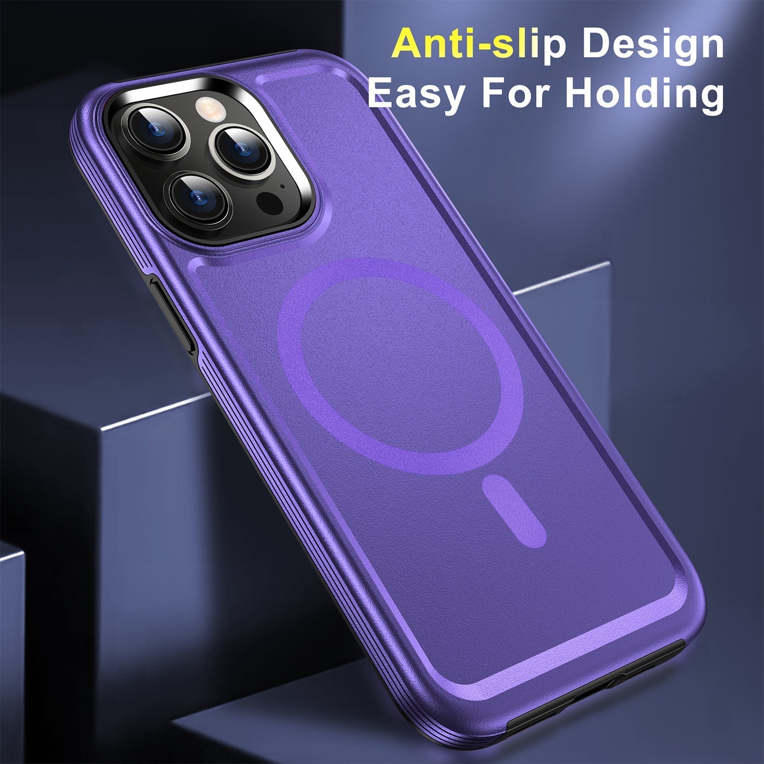 iPhone 13 Pro Max Magnetic Attraction Heavy Duty Military Bumper Case