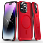 iPhone 13 Pro Max Magnetic Attraction Heavy Duty Military Bumper Case