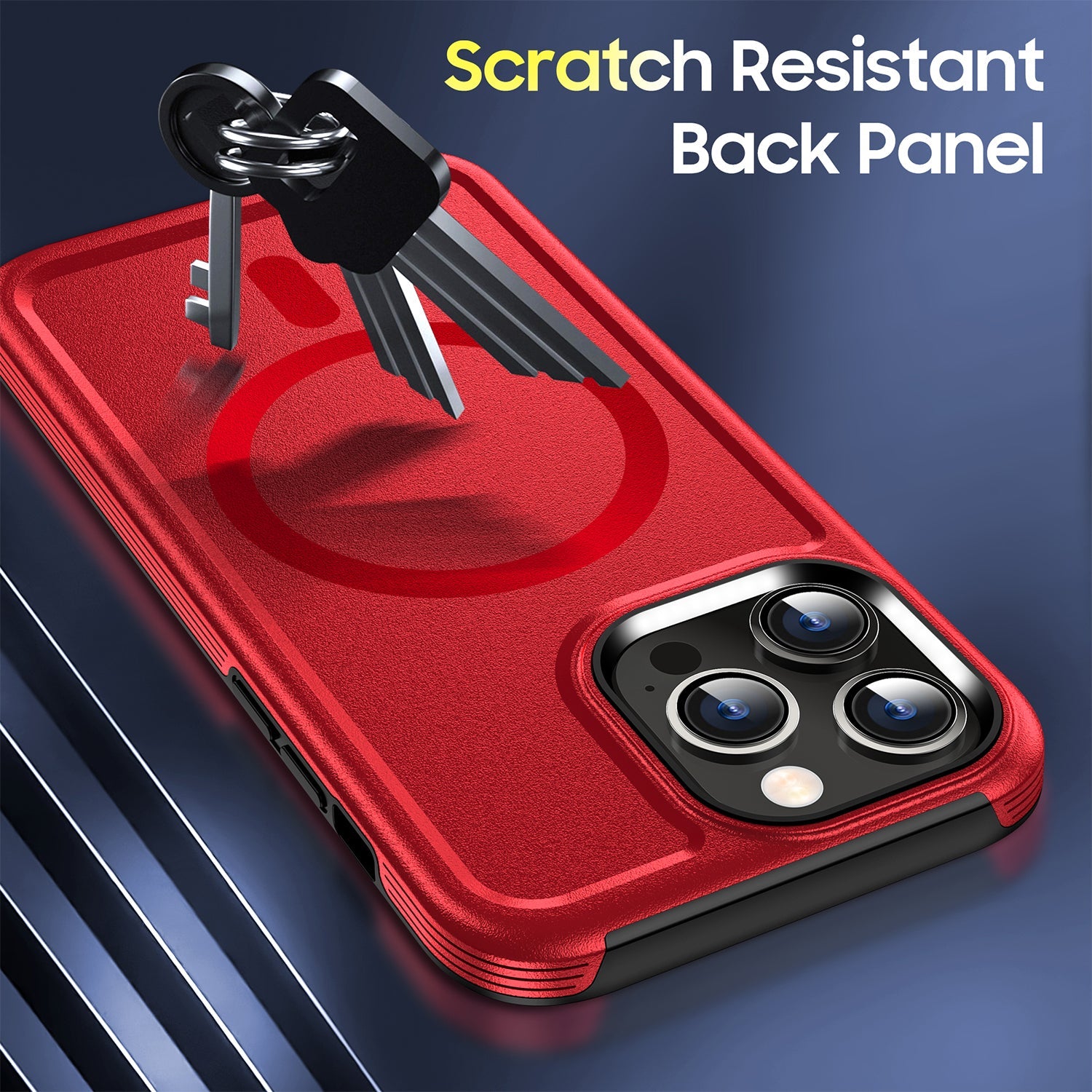 iPhone 13 Pro Magnetic Attraction Heavy Duty Military Bumper Case