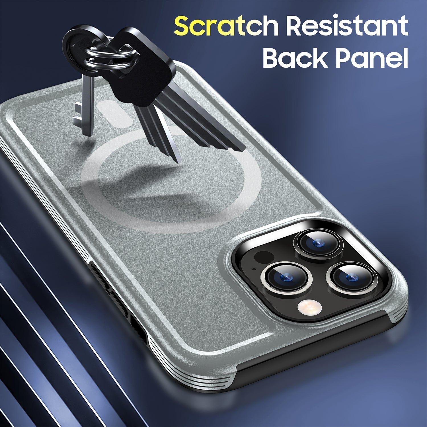 iPhone 13 Pro Magnetic Attraction Heavy Duty Military Bumper Case