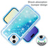 iPhone 15 Transparent Floating Glitter Heavy Duty Case