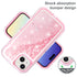 iPhone 15 Transparent Floating Glitter Heavy Duty Case