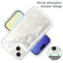 iPhone 15 Transparent Floating Glitter Heavy Duty Case