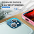 iPhone 15 Kickstand Fully Protected Heavy-Duty Shockproof Case