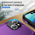 iPhone 15 Kickstand Fully Protected Heavy-Duty Shockproof Case