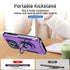 iPhone 15 Kickstand Fully Protected Heavy-Duty Shockproof Case