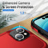 iPhone 15 Kickstand Fully Protected Heavy-Duty Shockproof Case