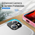 iPhone 15 Kickstand Fully Protected Heavy-Duty Shockproof Case