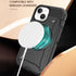 iPhone 15 Wireless magnetic Finger ring buckle bracket Case
