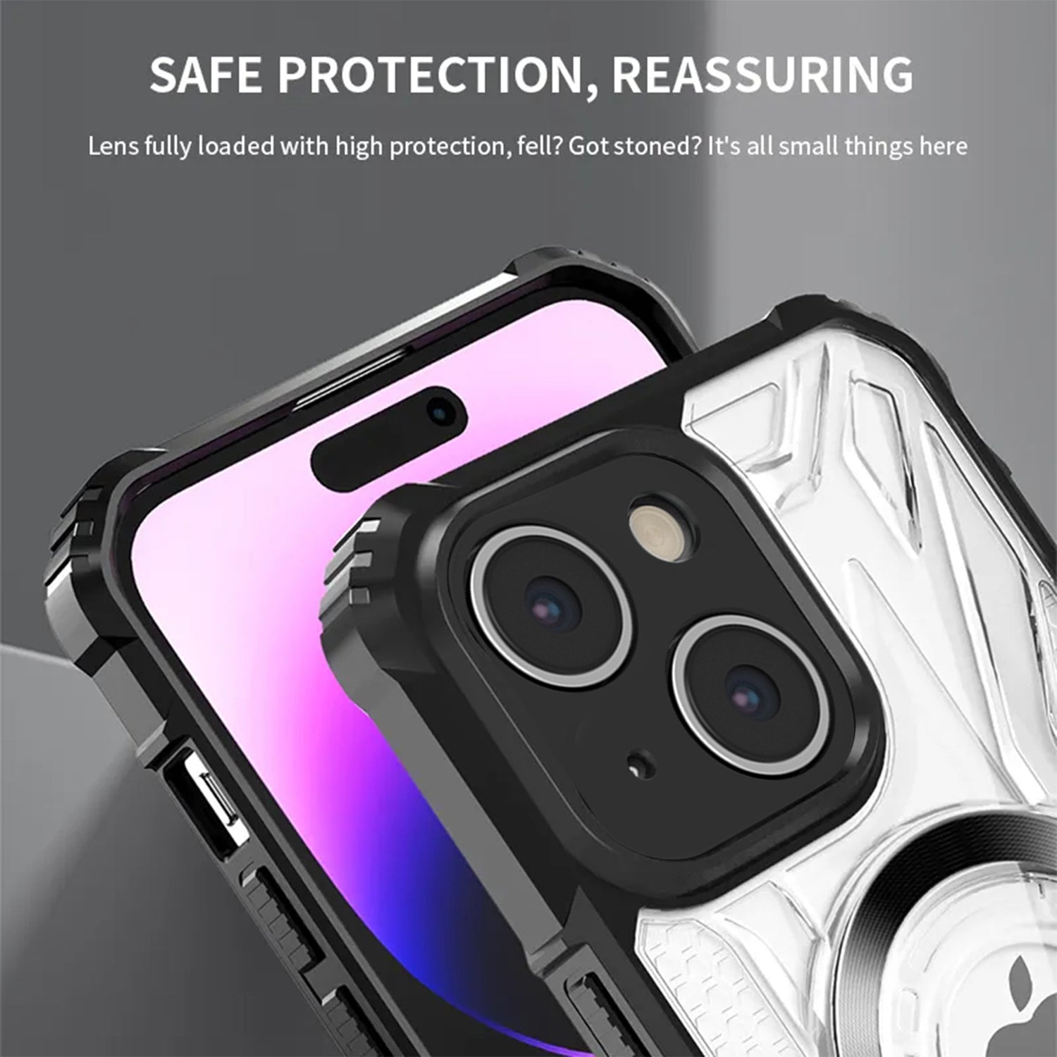 iPhone 15 Plus CD Texture Anti Drop Magnetic Phone Case