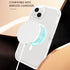 iPhone 14/13 Magnetic Attraction Transparent Full Protection Heavy Phone Case
