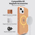 iPhone 14/13 Magnetic Attraction Transparent Full Protection Heavy Phone Case