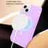 iPhone 14/13 Magnetic Attraction Transparent Full Protection Heavy Phone Case