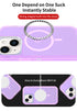 iPhone 14/13 Magnetic Attraction Transparent Full Protection Heavy Phone Case
