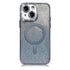 iPhone 14/13 Gradient Glitter Diamond Luxury Plating Magnetic Attraction Wireless Charging With Camera Protector Back Cover Case