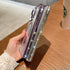 iPhone 14/13 Gradient Glitter Diamond Luxury Plating Magnetic Attraction Wireless Charging With Camera Protector Back Cover Case