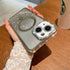 iPhone 14/13 Gradient Glitter Diamond Luxury Plating Magnetic Attraction Wireless Charging With Camera Protector Back Cover Case