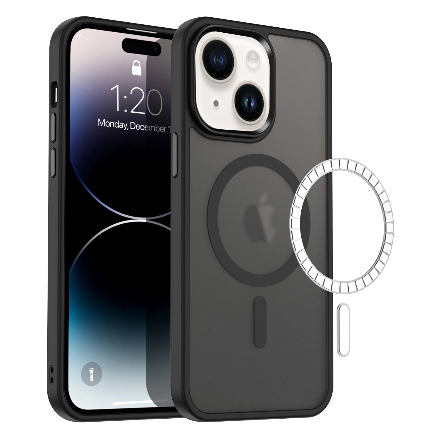 iPhone 14/13 Shockproof With Magnetic Cover Case