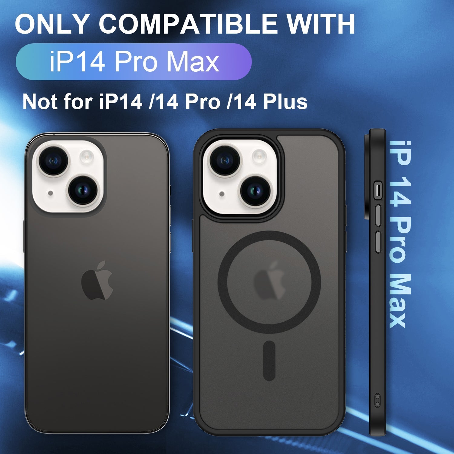 iPhone 14/13 Shockproof With Magnetic Cover Case