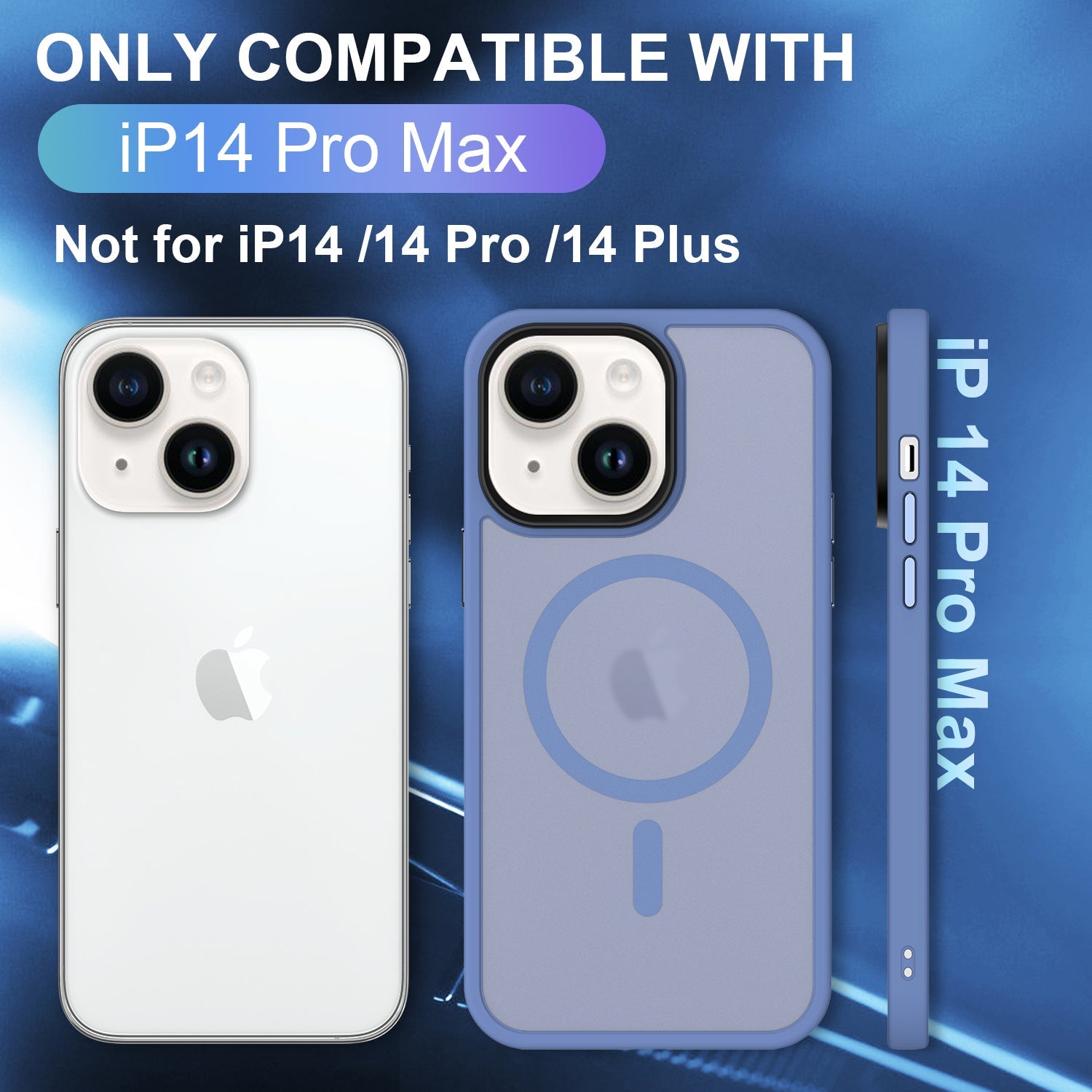 iPhone 14/13 Shockproof With Magnetic Cover Case