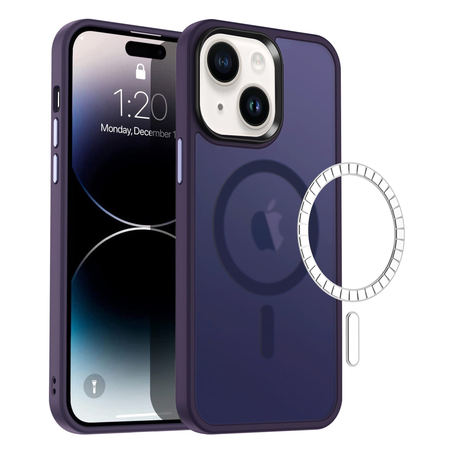 iPhone 14/13 Shockproof With Magnetic Cover Case