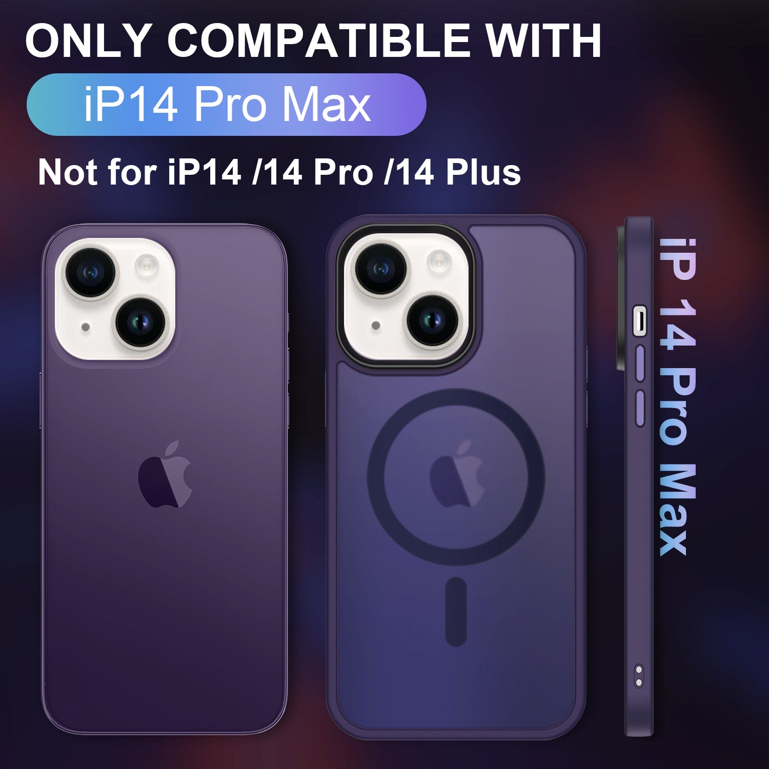 iPhone 14/13 Shockproof With Magnetic Cover Case