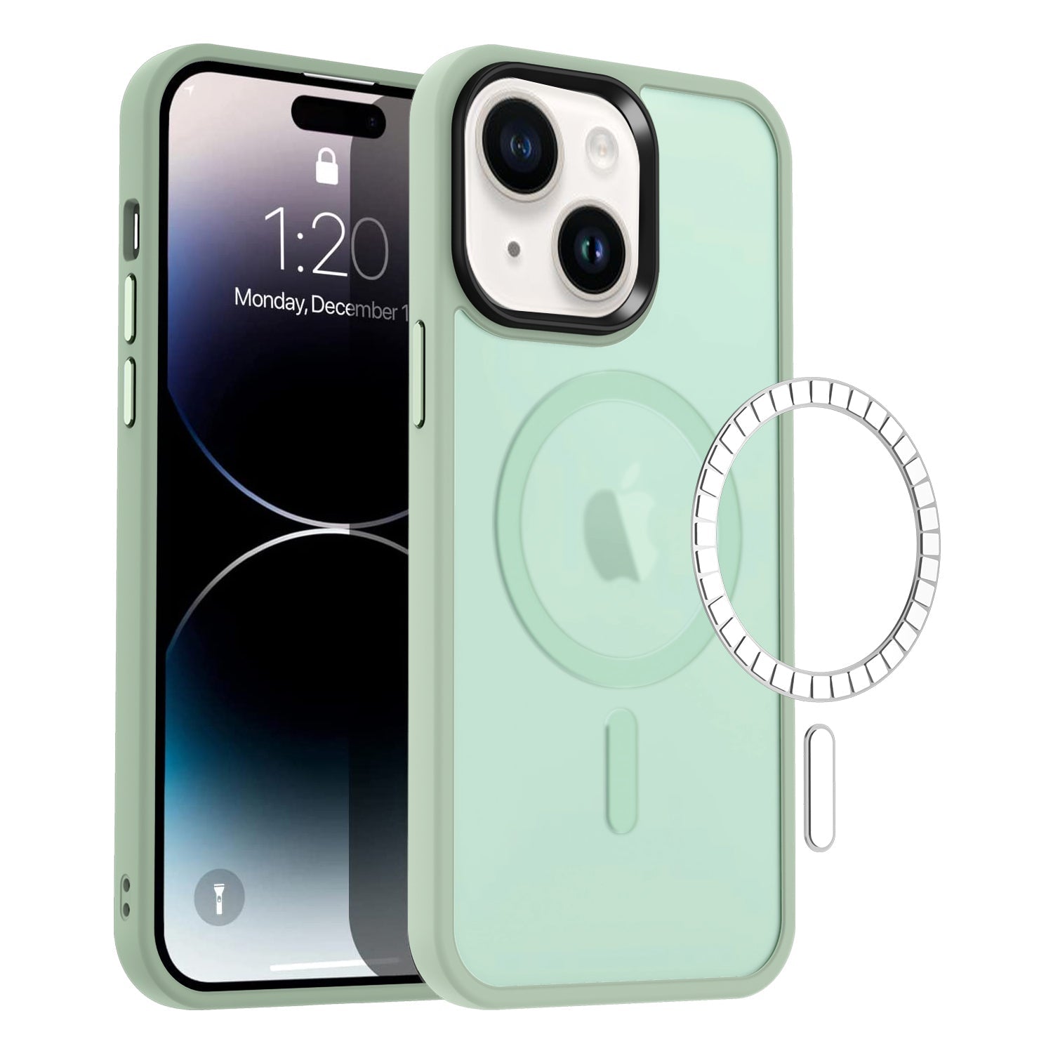 iPhone 14/13 Shockproof With Magnetic Cover Case