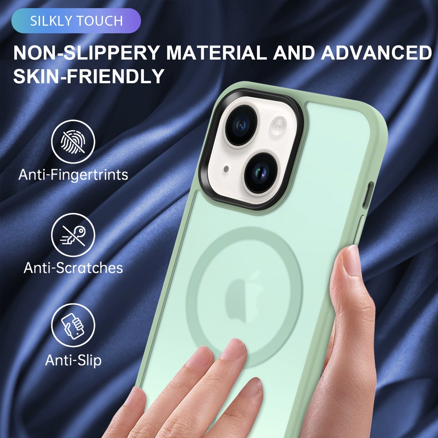 iPhone 14/13 Shockproof With Magnetic Cover Case