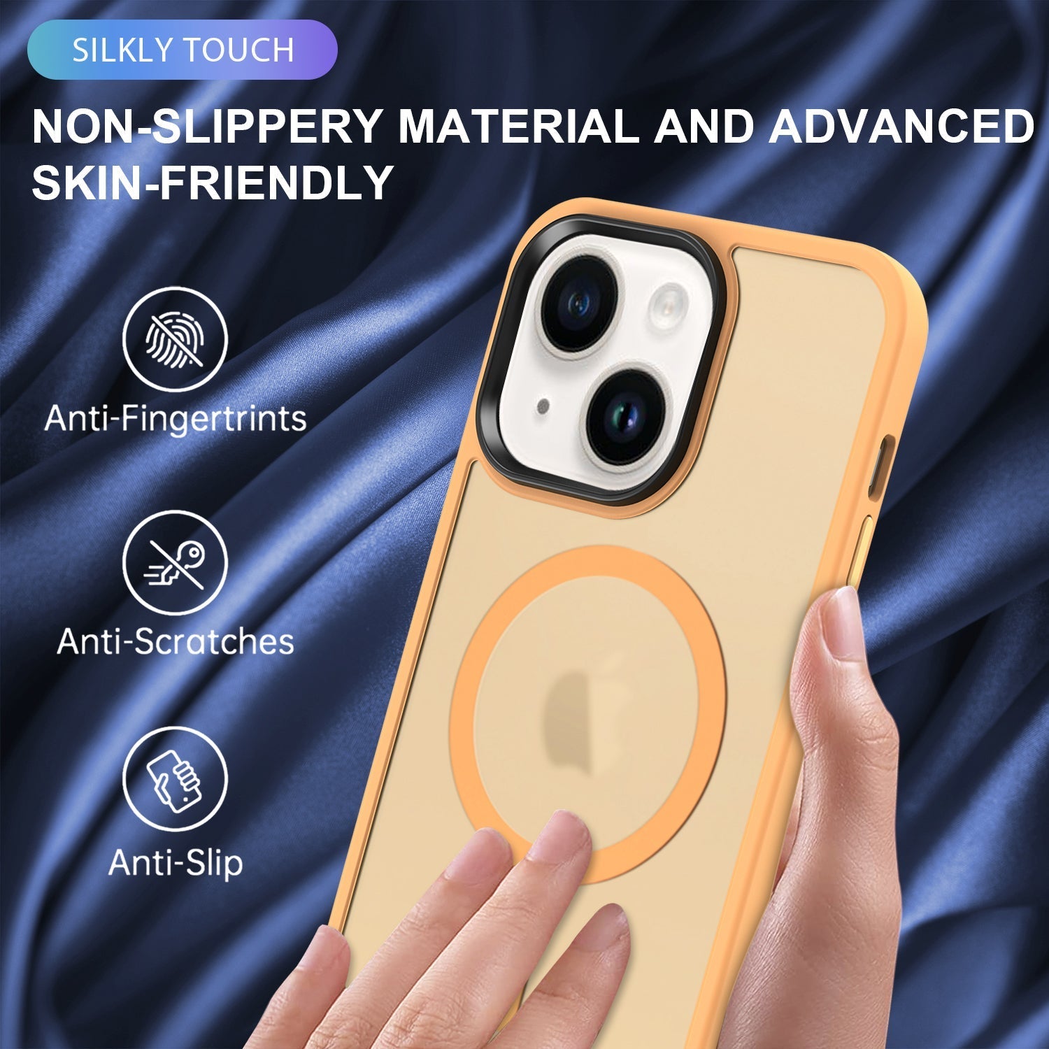 iPhone 14/13 Shockproof With Magnetic Cover Case