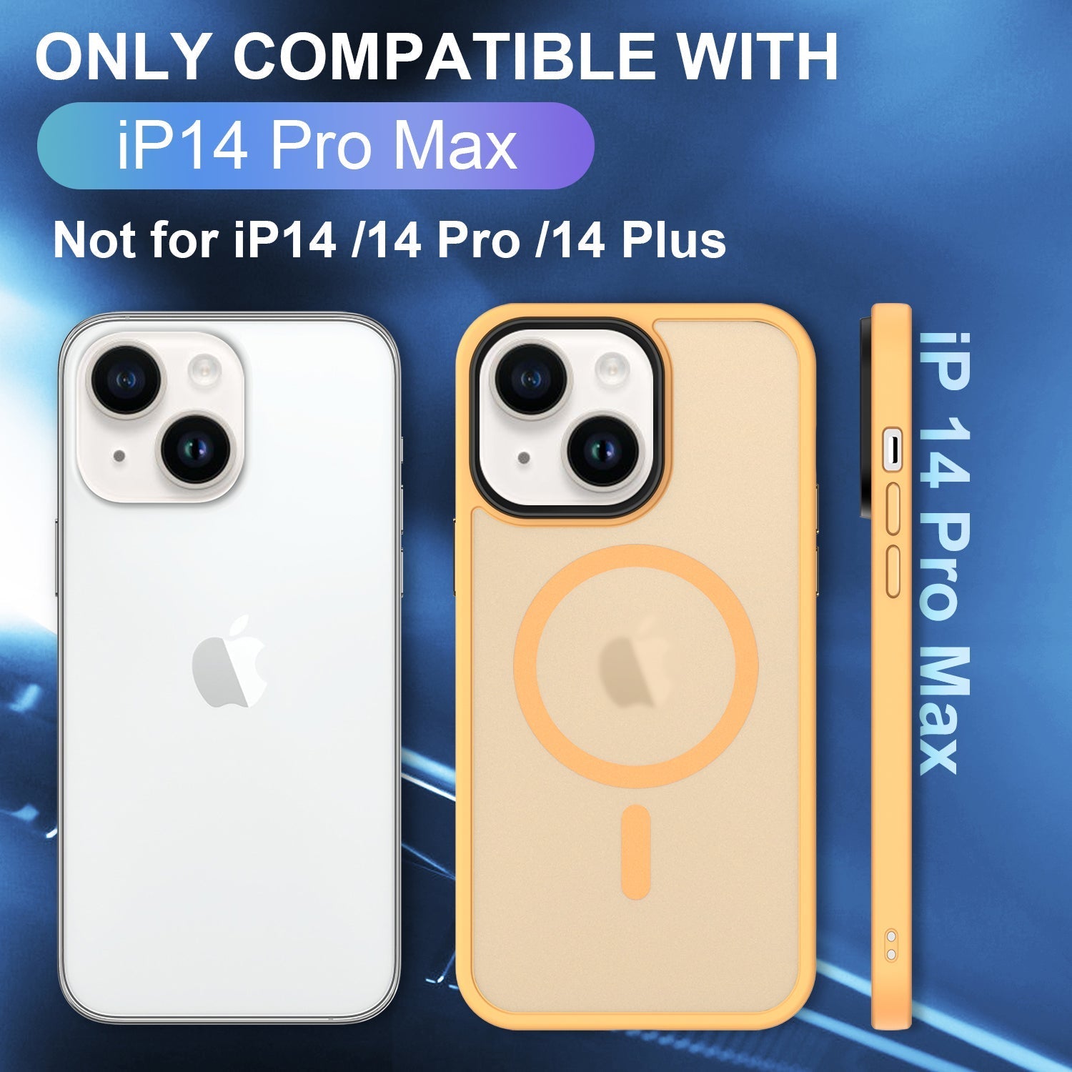 iPhone 14/13 Shockproof With Magnetic Cover Case