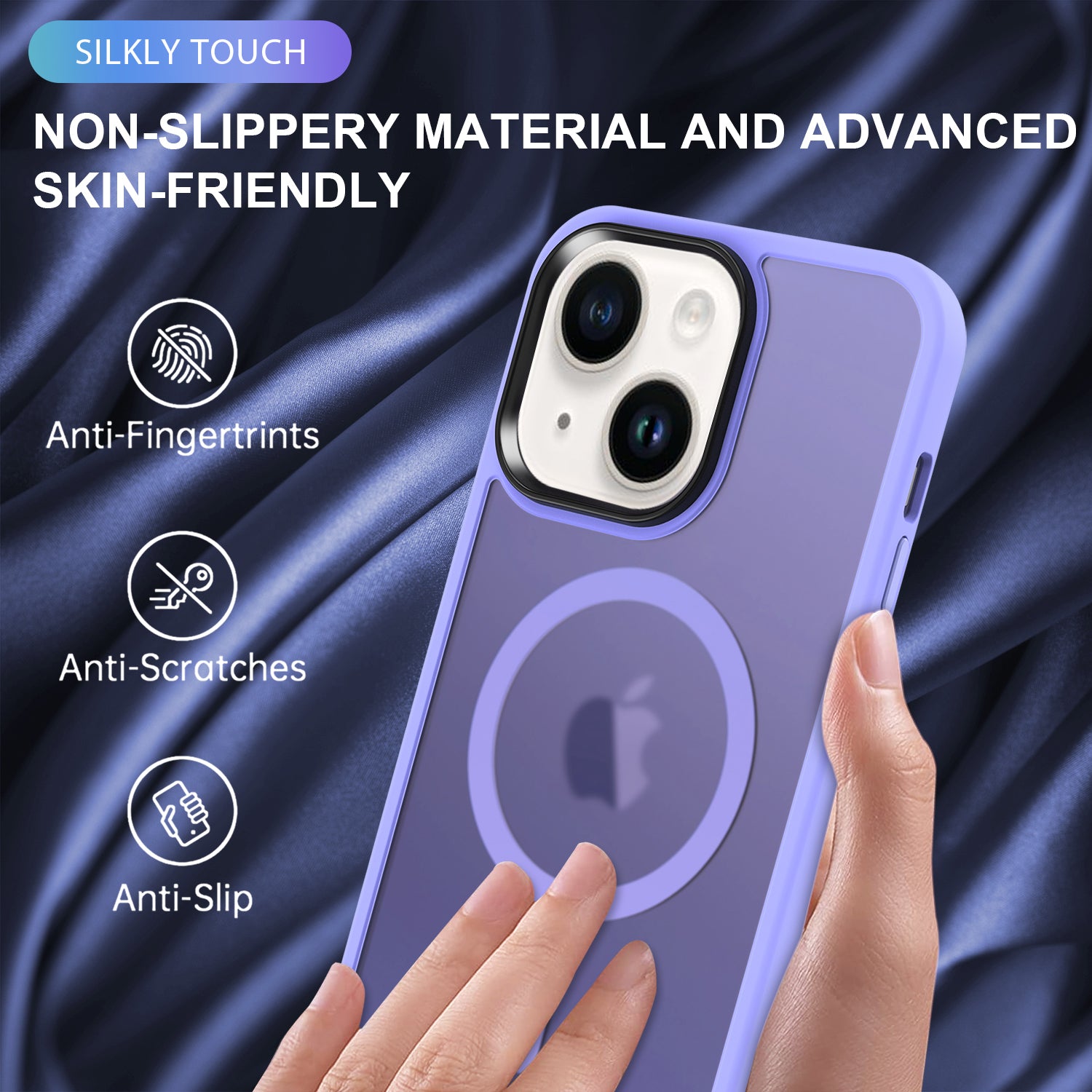 iPhone 14/13 Shockproof With Magnetic Cover Case