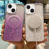 iPhone 15 Plus Luxury Sparkly Cover for , Clear Shockproof Silicone Bumper Case