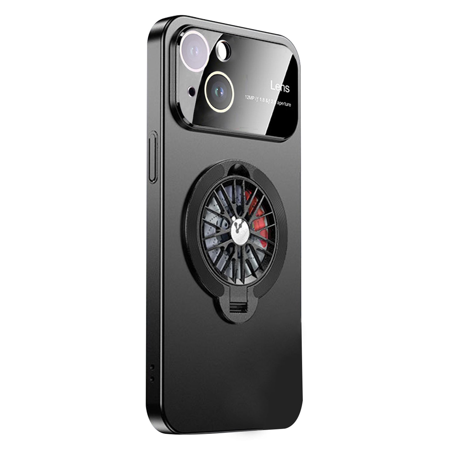 iPhone 15 With Gyro Pressure Holder Shockproof Slim Magnetic Attraction Shockproof Phone Cover Case
